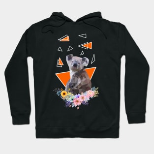 Koala with flowers Hoodie